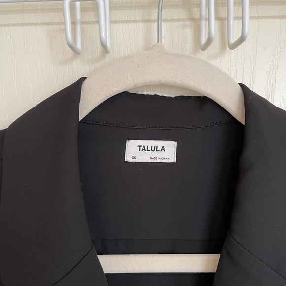 Talula cropped satin button up - Picture 3 of 3